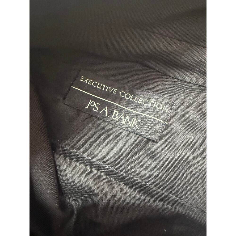 Jos. A. Bank Executive Collection Gray 100% Wool Pleated Dress Pants Mens 35RNWT - Picture 7 of 13
